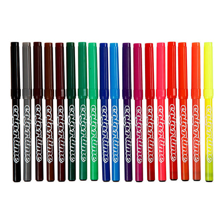 Société créative https : www.ccobby.nl colortime-markers-line-thickness-2-mm-diverse-colors-18-piece-1-box-373548