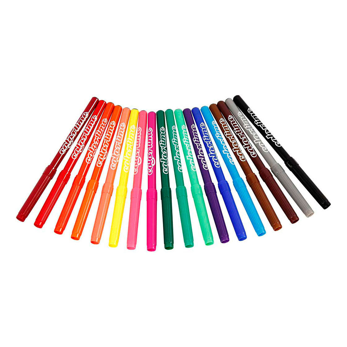 Société créative https : www.ccobby.nl colortime-markers-line-thickness-2-mm-diverse-colors-18-piece-1-box-373548