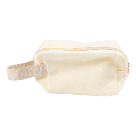 Trousse de maquillage Creativ company, h : 10 cm, d : 5 cm, l : 14 cm, naturel clair, 1 pièce