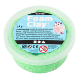 Entreprise créative https: www.ccobby.nl foam-clayr-glitter-green-35-gr-1-doosje