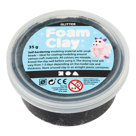 Entreprise créative https: www.ccobby.nl foam-clayr-black-glitter-35-gr-1-doosje