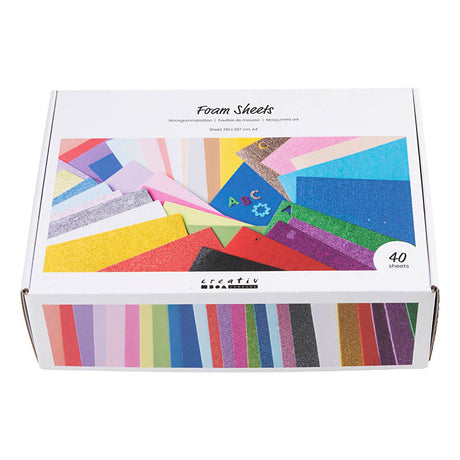 Entreprise créative https: www.ccobby.nl foam-vellen-a4-sheet-210x297-cm-diverse-colours-40-sheet-1-doos