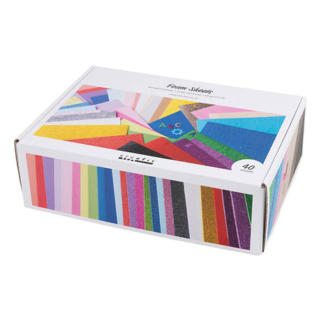 Entreprise créative https: www.ccobby.nl foam-vellen-a4-sheet-210x297-cm-diverse-colours-40-sheet-1-doos