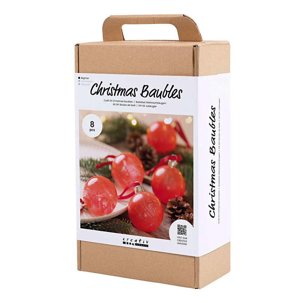 Entreprise créative https: www.ccobby.nl hobbyset-christmas-balls-marmeren-1-doos