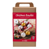 Entreprise créative https : www.ccobby.nl hobbyset-christmasballs-glitter-1-doos