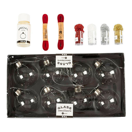 Creativ company hobby set Boules de Noël, paillettes, 1 boîte