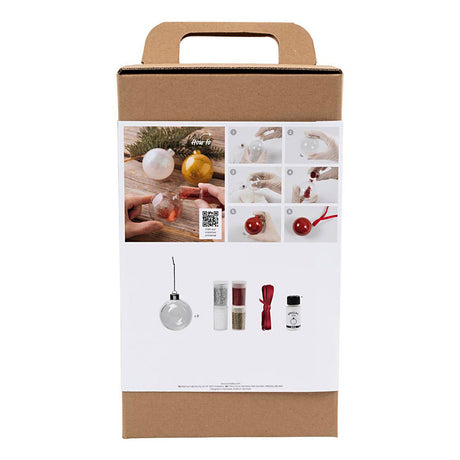 Creativ company hobby set Boules de Noël, paillettes, 1 boîte
