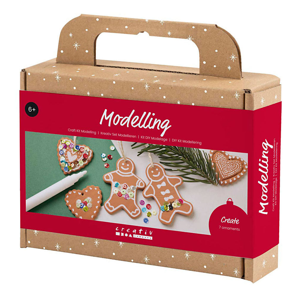 Creativ company kit de modélisme, petites figurines de gâteaux, marron moyen, 1 boîte