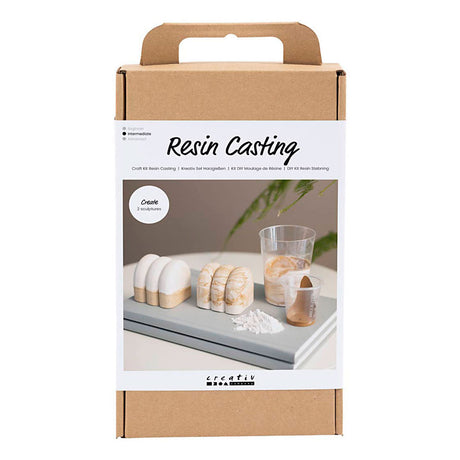 Société créative https : www.ccobby.nl hobbyset-resin-casting-figurine-beige-off-white-1-doos