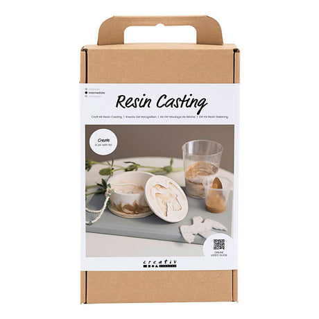 Société créative https : www.ccobby.nl hobbyset-resin-casting-pot-with-lid-beige-off-white-1-box