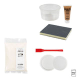 Société créative https : www.ccobby.nl hobbyset-resin-casting-pot-with-lid-beige-off-white-1-box
