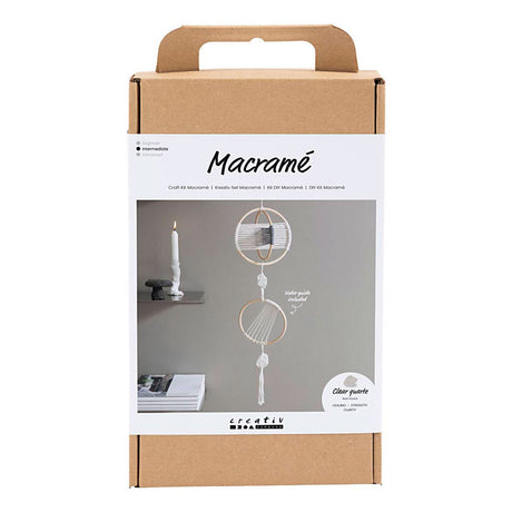 Entreprise créative https: www.cchobby.nl hobbyset-macrame-mobiel-grijs-off-white-1-doos