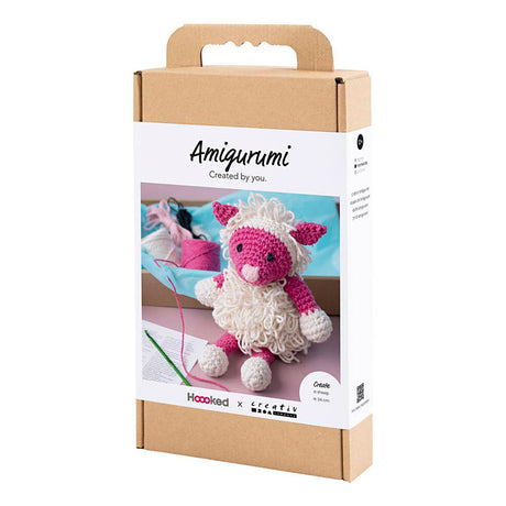 Entreprise créative https: www.ccobby.nl hobbyset-amigurumi-schaap-roze-off-white-1-doos