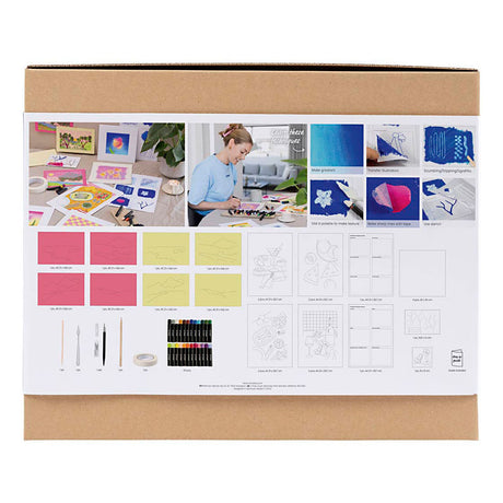 Creativ company starter hobby set pastel à l'huile, différentes couleurs, 1 boîte