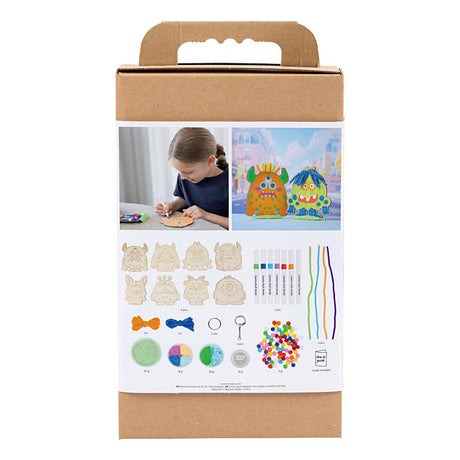 Creativ company hobby set décoration, échantillons, couleurs colorées et gaies, couleurs fortes, 1 boîte