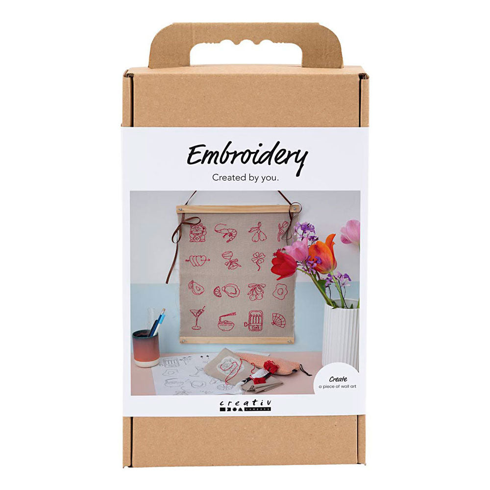 Entreprise créative https : www.ccobby.nl hobbyset-embroidery-hanging-decoration-flax-1-box