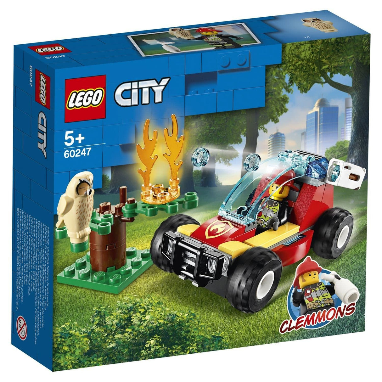 Lego city - 60247 pompiers, incendie de forêt