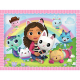 Puzzle Maison de poupée de Gabby 30 et 48 pièces et mémo | 2 pièces