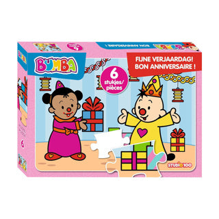 Puzzle Bumba 6 pièces joyeux anniversaire