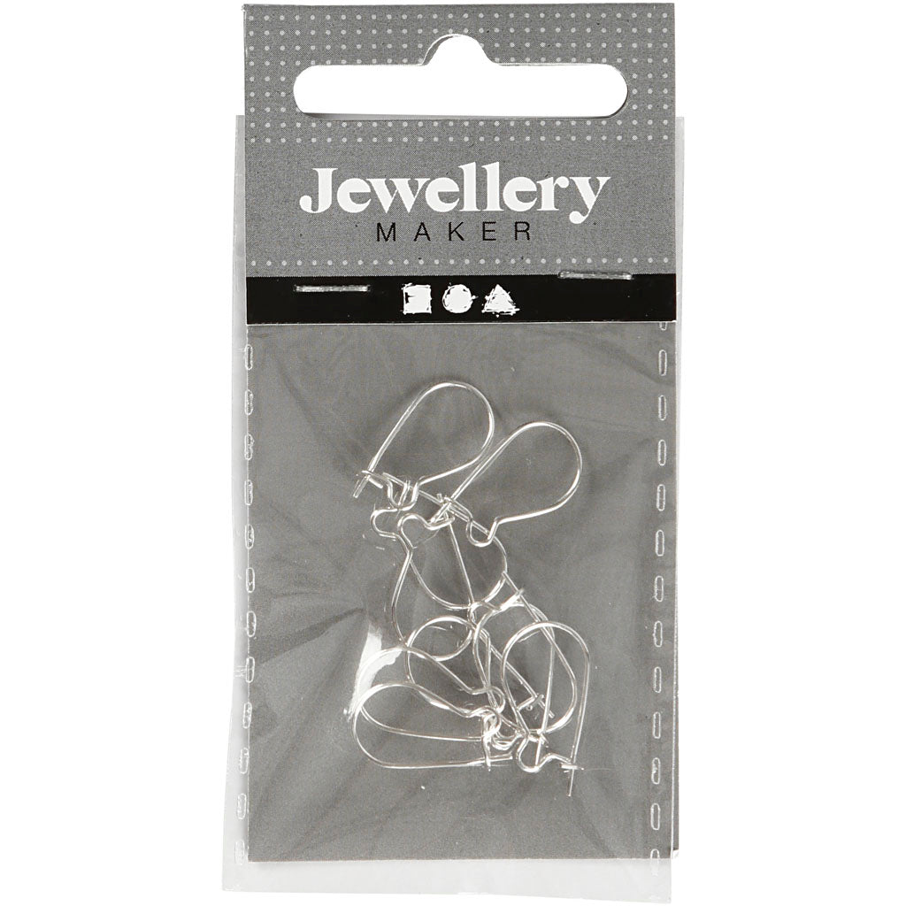 Boucles d'oreilles de Creativ Company argentées, 10e.
