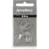 Boucles d'oreilles de Creativ Company argentées, 10e.