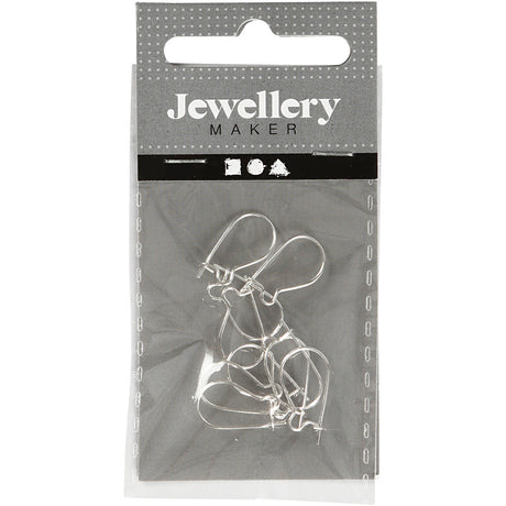 Boucles d'oreilles de Creativ Company argentées, 10e.