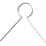 Pendentif en métal Creativ company - plaqué argent, 50 pcs.