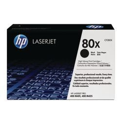 Cartouche de toner hp cf280x nr 80x noir