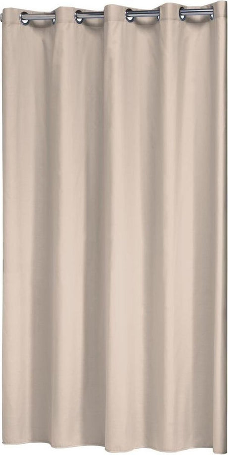 Rideau de douche sceaux coloris 180x200 cm ecru