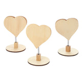 Colorations - décorez votre coeur à pince mémo en bois, 12pcs.