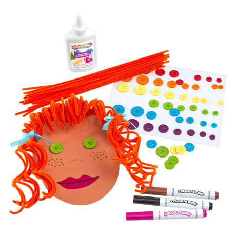 Colorations - Couleurs comme moi formes de visage, ensemble de 24 (4 couleurs)