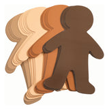 Colorations - Couleurs comme moi grandes formes de personnes, ensemble de 24 (4 couleurs)