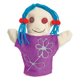 Colorations decorate your own canvas hand puppets, set of 12