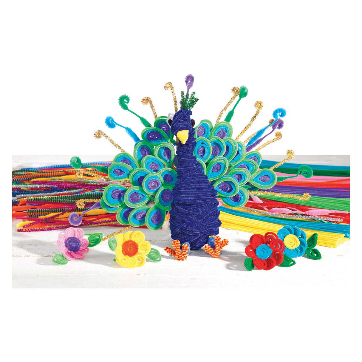 Colorations - paquet de fil chenille pour classe, 250 pcs.