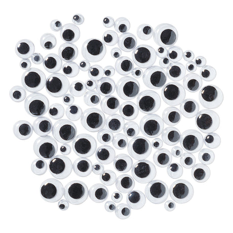 Colorations - yeux bancaux noirs, 100 pcs.