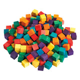 Colorations - Cubes en bois colorés, 196st.