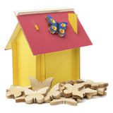 Colorations - papillons en bois petits, 20 pcs.