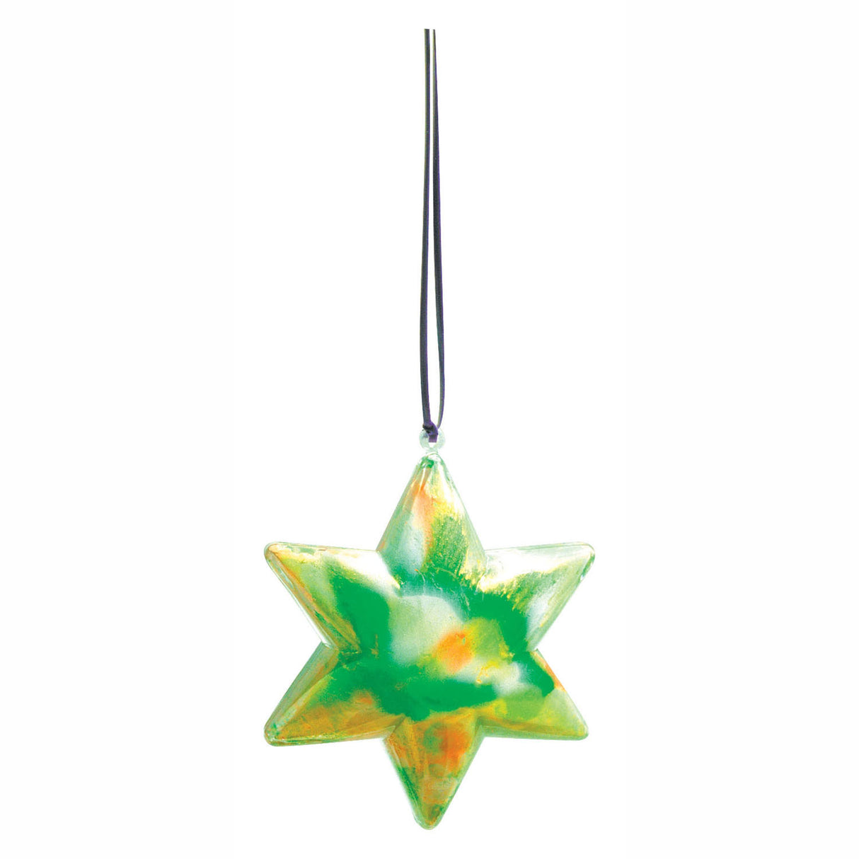 Colorations fillable ornament Transparent star, set of 12