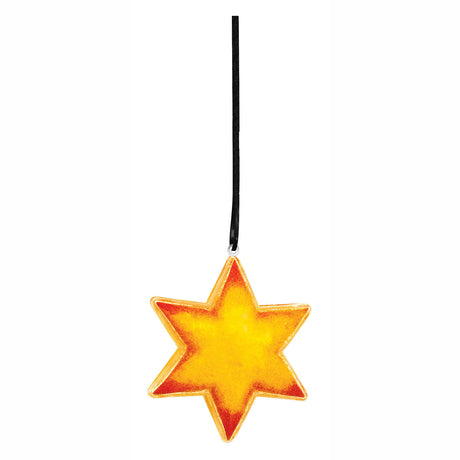 Colorations décorez votre propre pendentif étoile de Noël, lot de 12 pièces