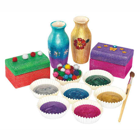 Colorations - décorez votre propre vase en céramique, lot de 12