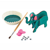 Colorations bouwpacket houten 3D jungled animaux, ensemble de 4