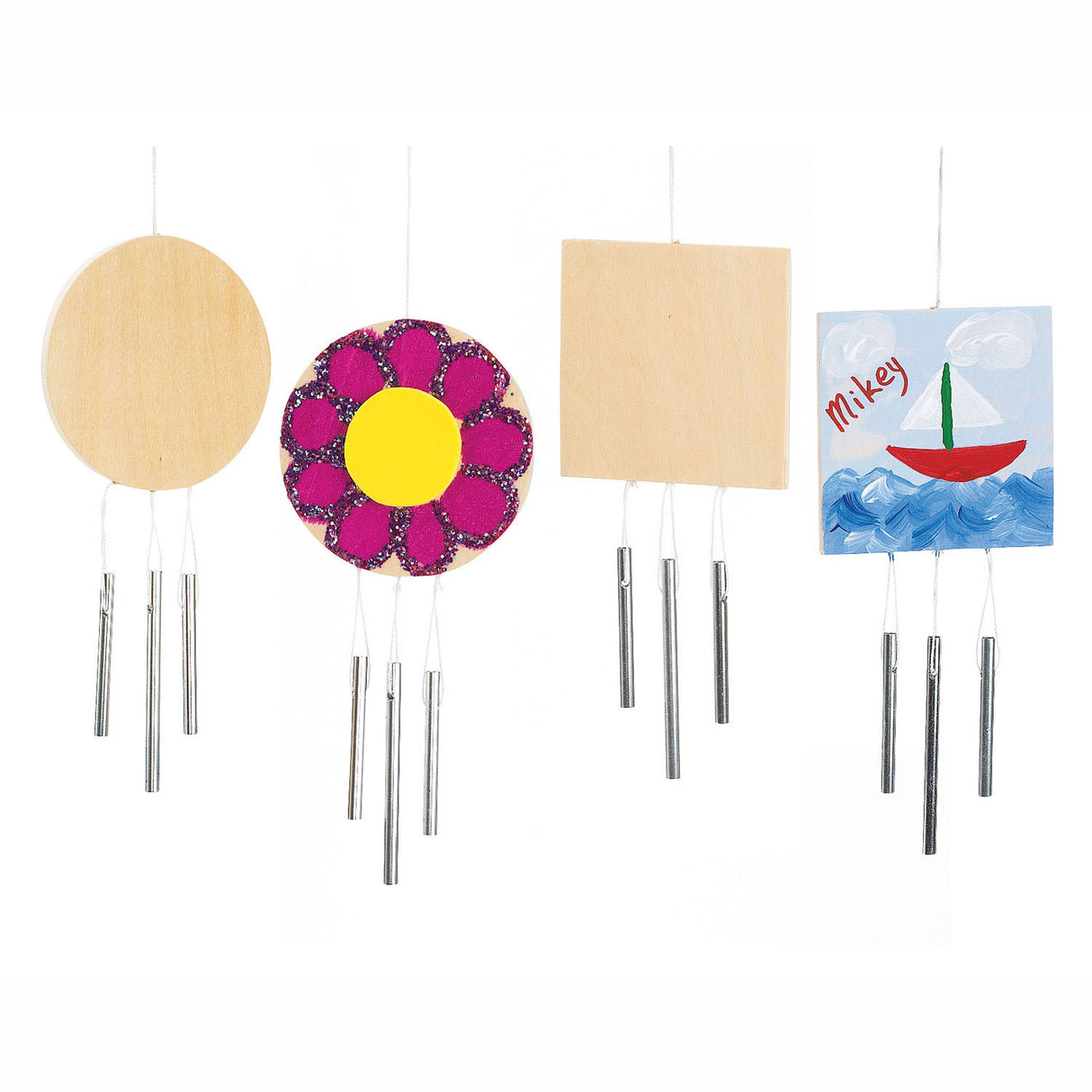 Colorations - décorez vos propres carillons éoliens, lot de 12