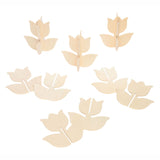Colorations - réalisez et décorez votre propre tulipe en bois, lot de 12