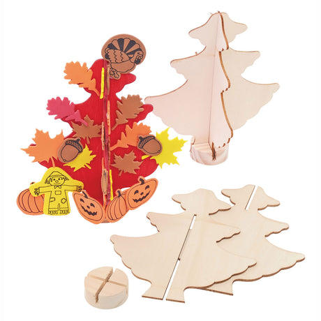 Colorations réalisez votre propre sapin de Noël en bois, lot de 12