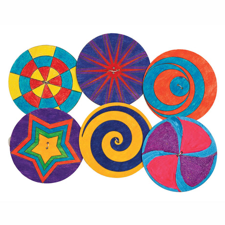 Colorations - Decorate your own wooden spinner, 24st.