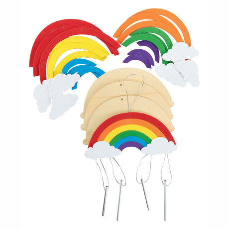 Colorations - fabriquez et décorez vos propres carillons éoliens, lot de 12