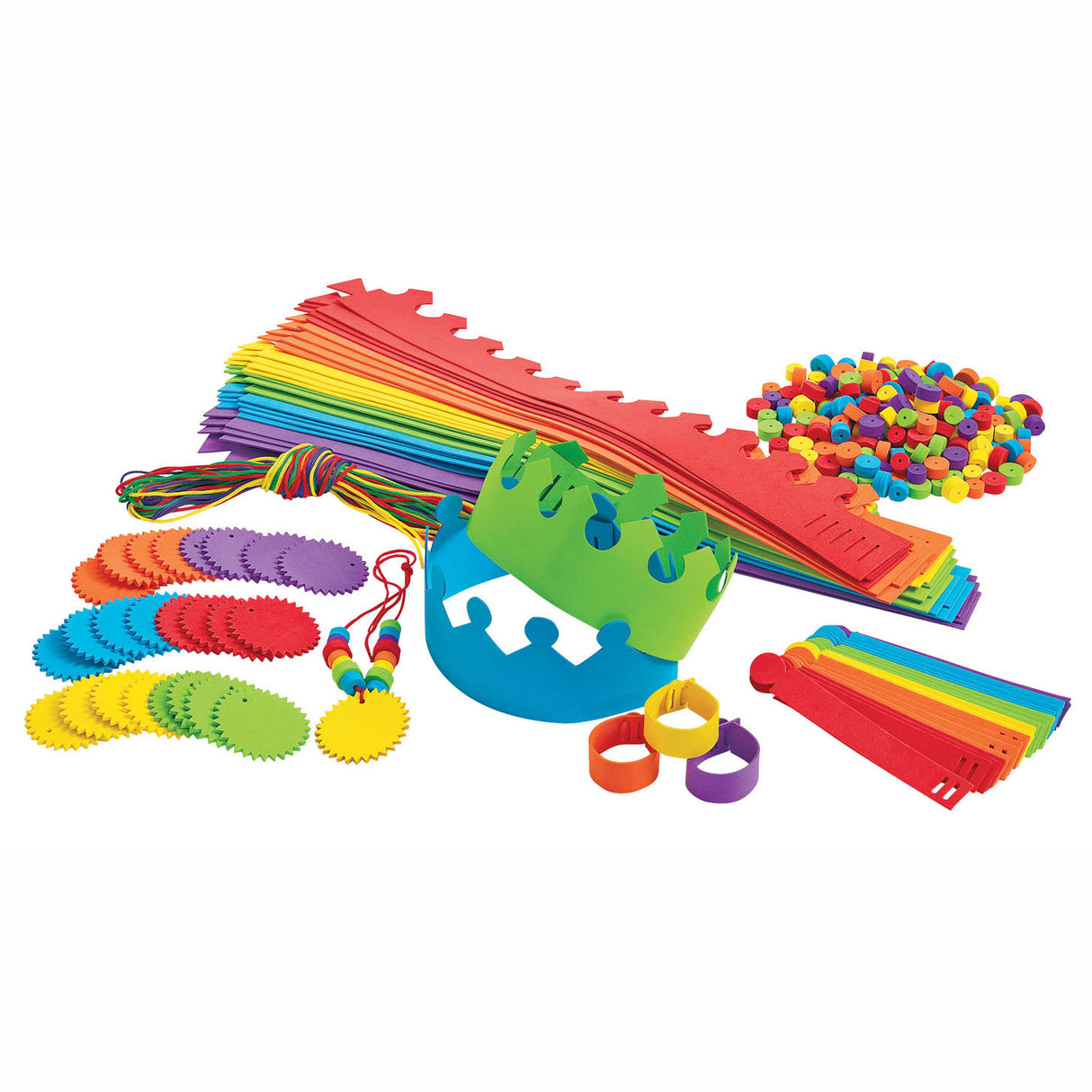Colorations - Créez et décorez vos propres bijoux en mousse Mega Package, 72 projets