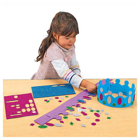 Paquet artisanal de colorations pour faire des couronnes, 16 pcs.