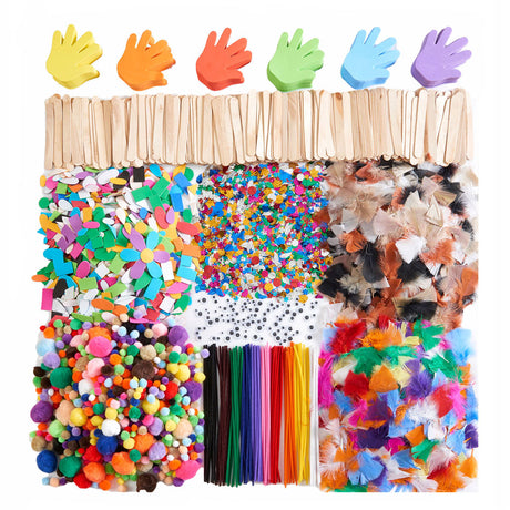 Colorations - Ensemble de démarrage d'artisanat en classe, 2150dlg.