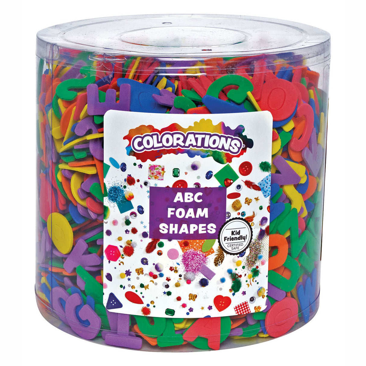 Colorations - ABC Foam Letters in Emmer, 2208st.